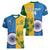 Custom India And South Africa Cricket Women V-Neck T-Shirt 2024 Together Dynamic Version - Wonder Print Shop