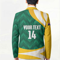 Australia 2026 Soccer Custom Blazer Go Socceroos Kangaroo Mascot Green Sporty