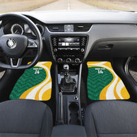 Australia 2026 Soccer Custom Car Mats Go Socceroos Kangaroo Mascot Green Sporty