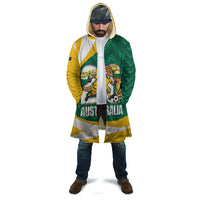 Australia 2026 Soccer Custom Cloak Go Socceroos Kangaroo Mascot Green Sporty