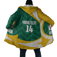 Australia 2026 Soccer Custom Cloak Go Socceroos Kangaroo Mascot Green Sporty
