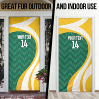 Australia 2026 Soccer Custom Door Cover Go Socceroos Kangaroo Mascot Green Sporty