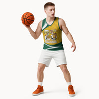 Australia 2026 Soccer Custom Basketball Jersey Go Socceroos Kangaroo Mascot Yellow Sporty