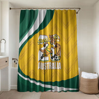 Australia 2026 Soccer Bathroom Set Go Socceroos Kangaroo Mascot Yellow Sporty