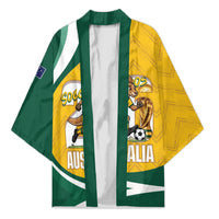 Australia 2026 Soccer Custom Kimono Go Socceroos Kangaroo Mascot Yellow Sporty