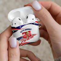 United States 2026 Soccer AirPods Case We Are USA Go Champions Flag Waves