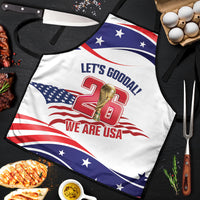 United States 2026 Soccer Apron We Are USA Go Champions Flag Waves