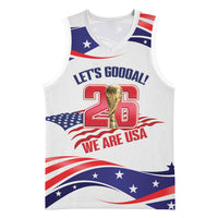 United States 2026 Soccer Custom Basketball Jersey We Are USA Go Champions Flag Waves