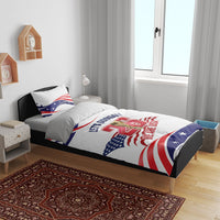 United States 2026 Soccer Bedding Set We Are USA Go Champions Flag Waves
