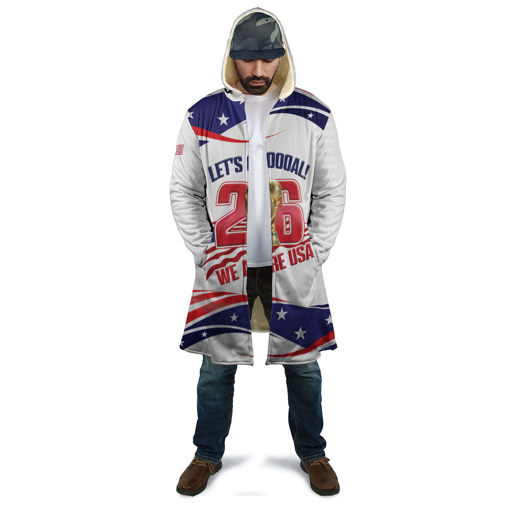 United States 2026 Soccer Custom Cloak We Are USA Go Champions Flag Waves