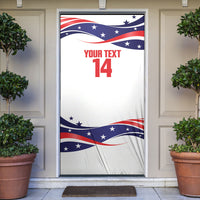 United States 2026 Soccer Custom Door Cover We Are USA Go Champions Flag Waves