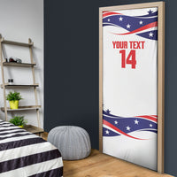 United States 2026 Soccer Custom Door Cover We Are USA Go Champions Flag Waves