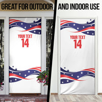 United States 2026 Soccer Custom Door Cover We Are USA Go Champions Flag Waves