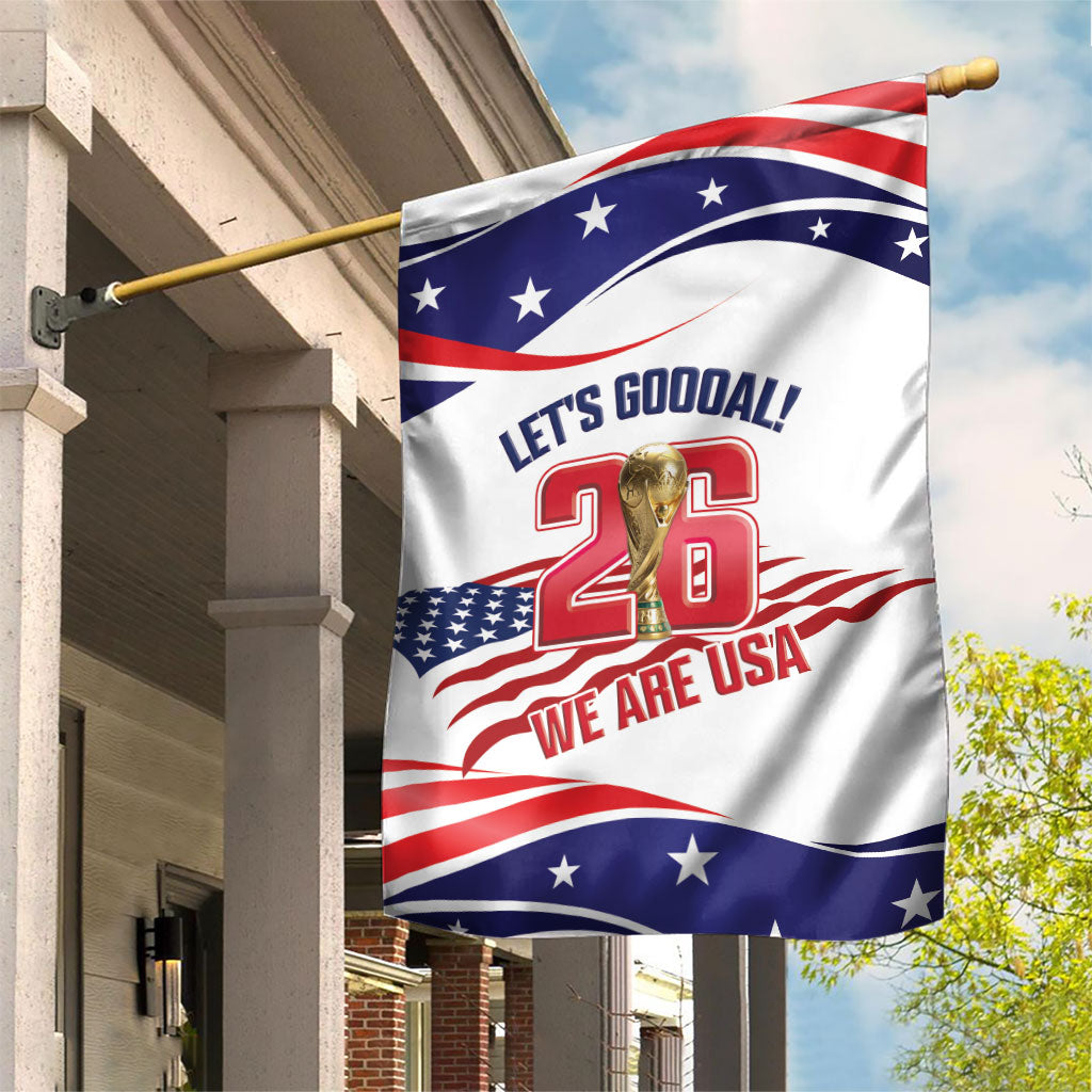 United States 2026 Soccer Garden Flag We Are USA Go Champions Flag Waves