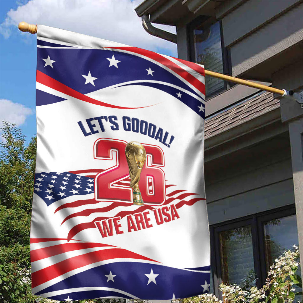 United States 2026 Soccer Garden Flag We Are USA Go Champions Flag Waves