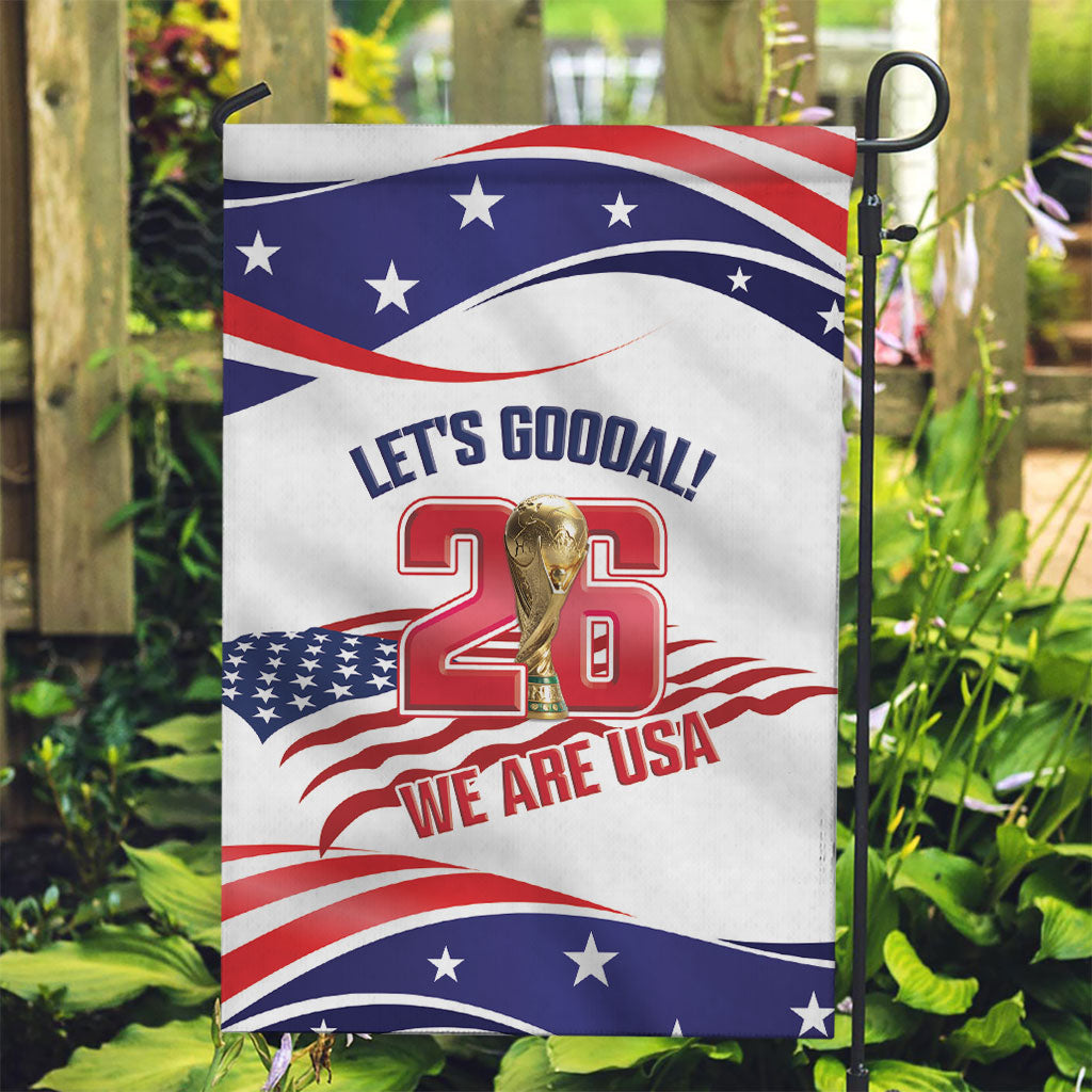United States 2026 Soccer Garden Flag We Are USA Go Champions Flag Waves