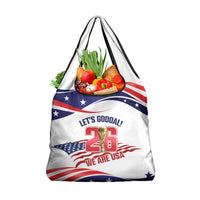 United States 2026 Soccer Grocery Bag We Are USA Go Champions Flag Waves