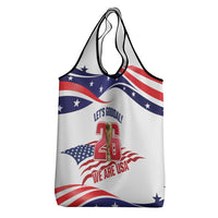 United States 2026 Soccer Grocery Bag We Are USA Go Champions Flag Waves