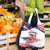 United States 2026 Soccer Grocery Bag We Are USA Go Champions Flag Waves