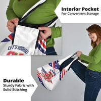 United States 2026 Soccer Grocery Bag We Are USA Go Champions Flag Waves