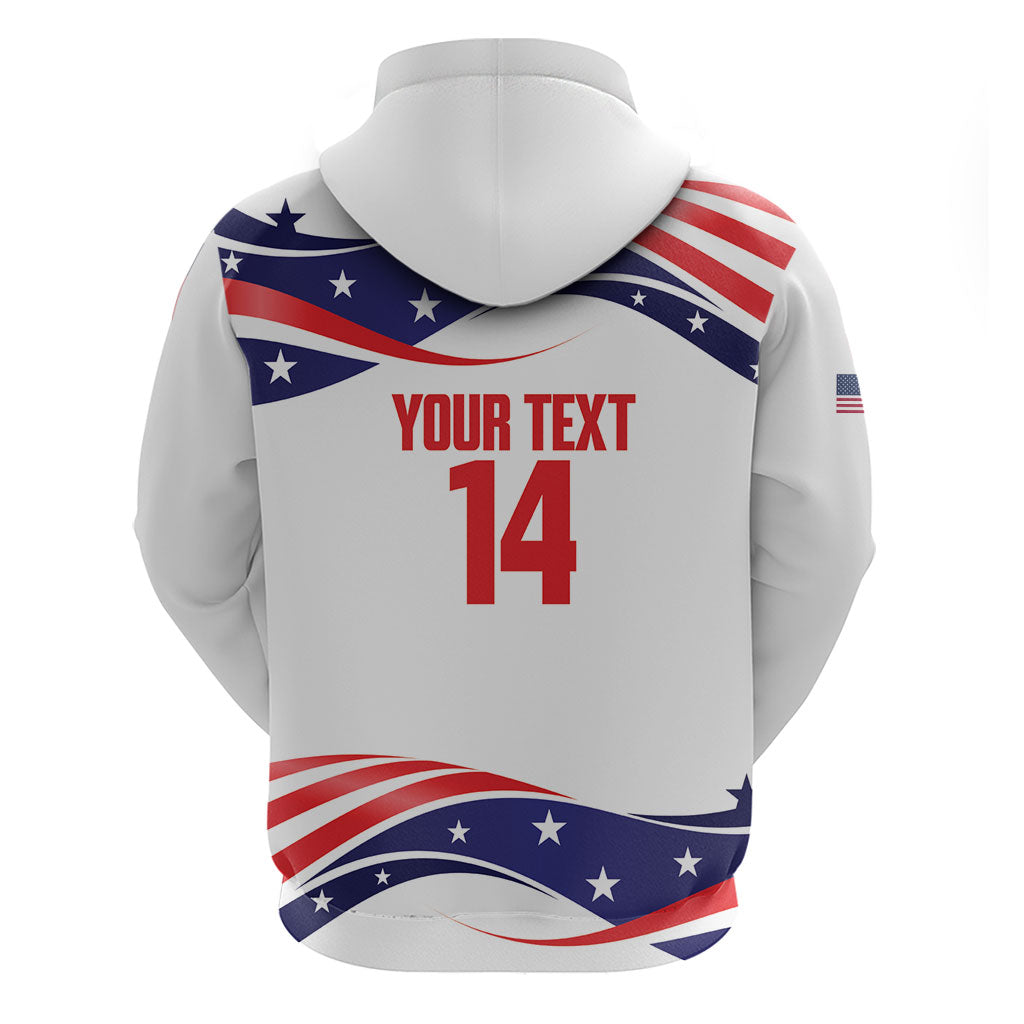 United States 2026 Soccer Custom Hoodie We Are USA Go Champions Flag Waves