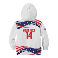 United States 2026 Soccer Custom Kid Hoodie We Are USA Go Champions Flag Waves