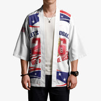 United States 2026 Soccer Custom Kimono We Are USA Go Champions Flag Waves