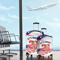 United States 2026 Soccer Luggage Cover We Are USA Go Champions Flag Waves