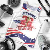 United States 2026 Soccer Custom Men Tank Top We Are USA Go Champions Flag Waves