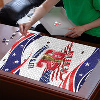 United States 2026 Soccer Puzzle We Are USA Go Champions Flag Waves
