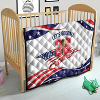 United States 2026 Soccer Quilt We Are USA Go Champions Flag Waves