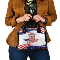 United States 2026 Soccer Shoulder Handbag We Are USA Go Champions Flag Waves