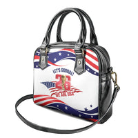 United States 2026 Soccer Shoulder Handbag We Are USA Go Champions Flag Waves