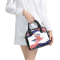 United States 2026 Soccer Shoulder Handbag We Are USA Go Champions Flag Waves
