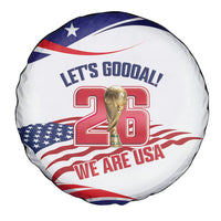 United States 2026 Soccer Spare Tire Cover We Are USA Go Champions Flag Waves