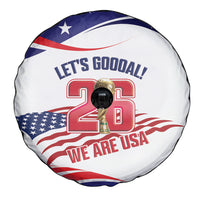 United States 2026 Soccer Spare Tire Cover We Are USA Go Champions Flag Waves