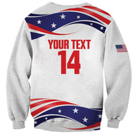 United States 2026 Soccer Custom Sweatshirt We Are USA Go Champions Flag Waves