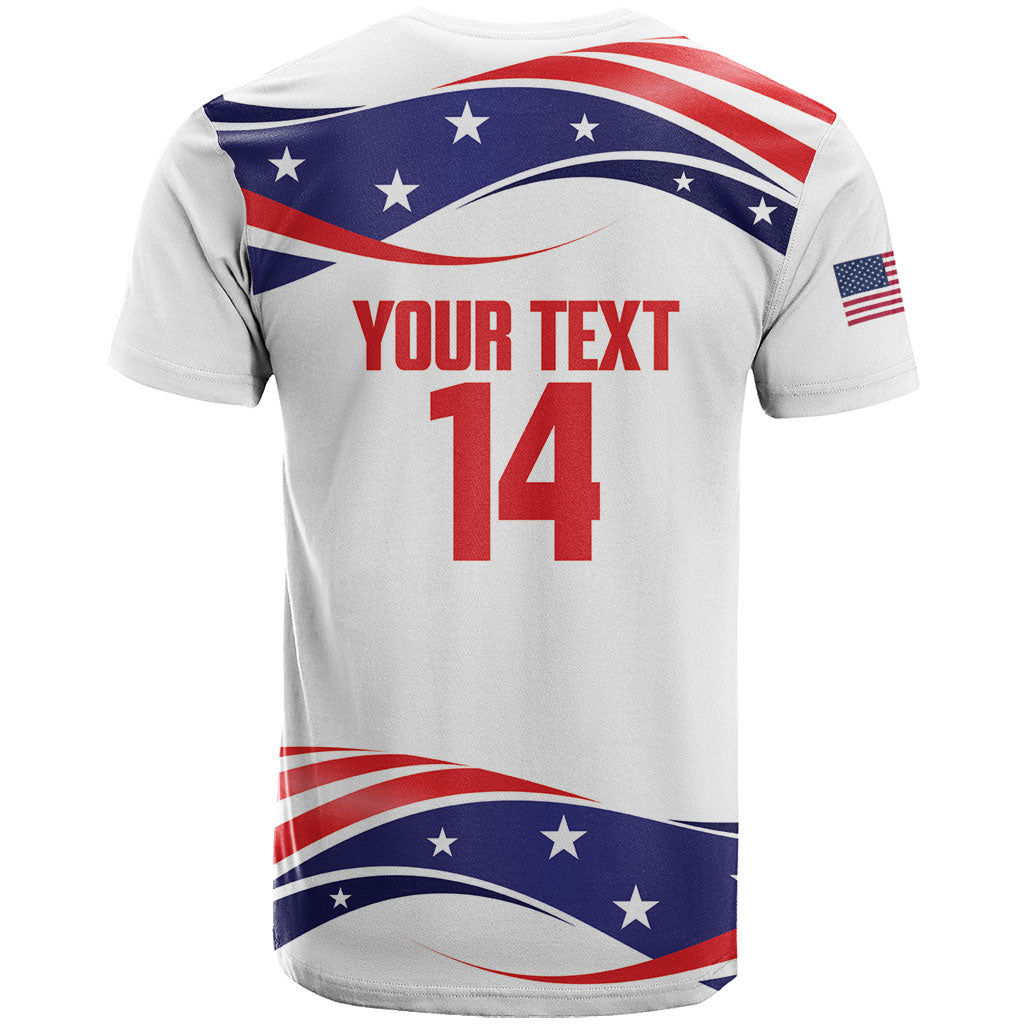 United States 2026 Soccer Custom T Shirt We Are USA Go Champions Flag Waves