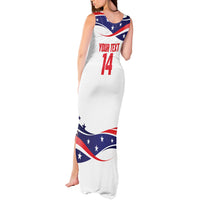 United States 2026 Soccer Custom Tank Maxi Dress We Are USA Go Champions Flag Waves