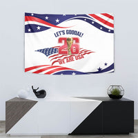 United States 2026 Soccer Tapestry We Are USA Go Champions Flag Waves