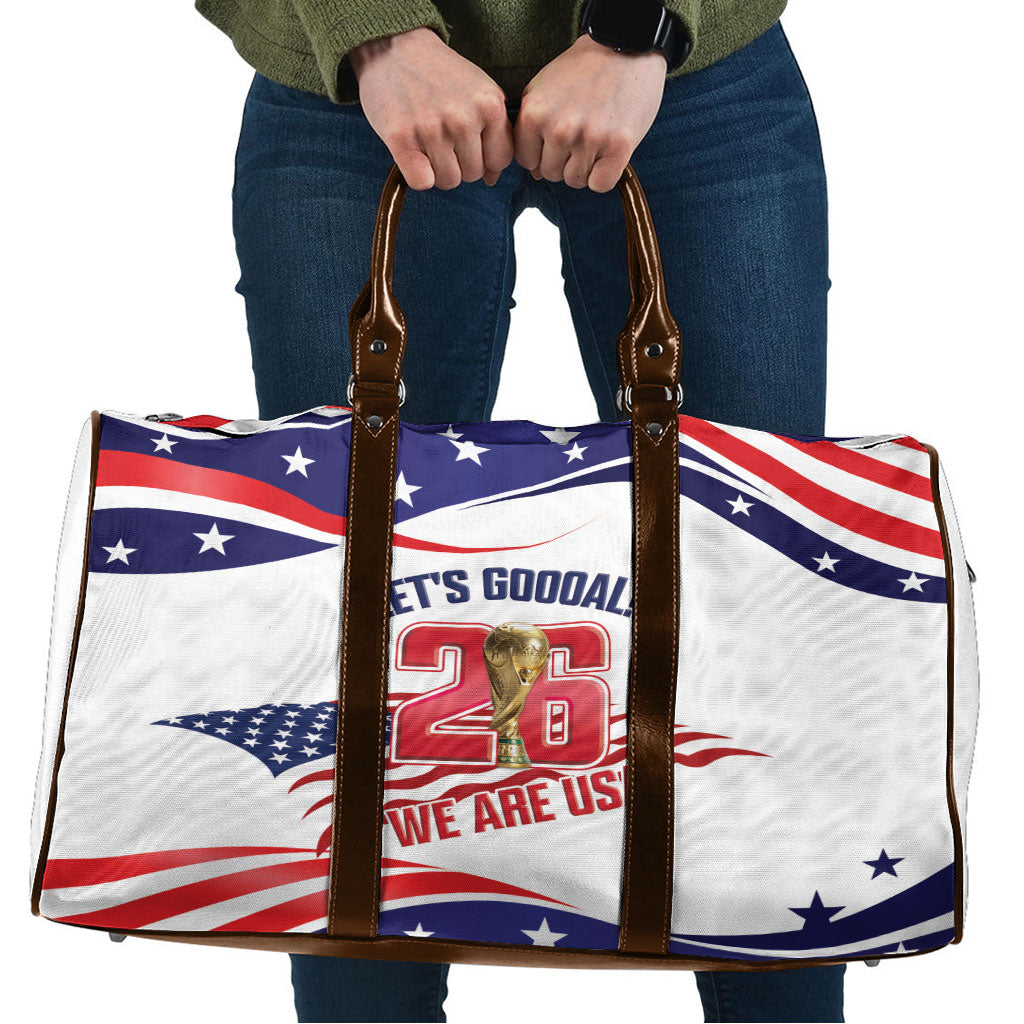 United States 2026 Soccer Travel Bag We Are USA Go Champions Flag Waves