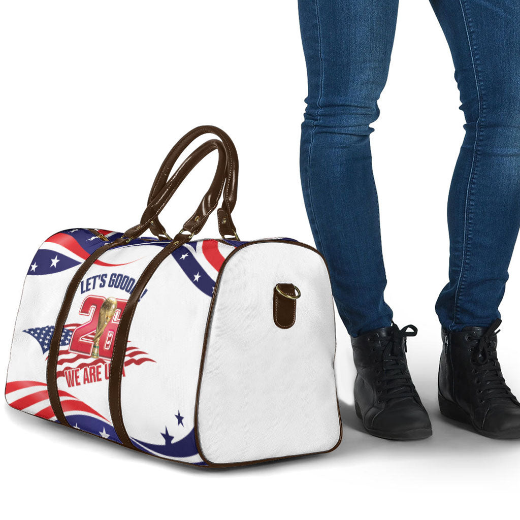 United States 2026 Soccer Travel Bag We Are USA Go Champions Flag Waves