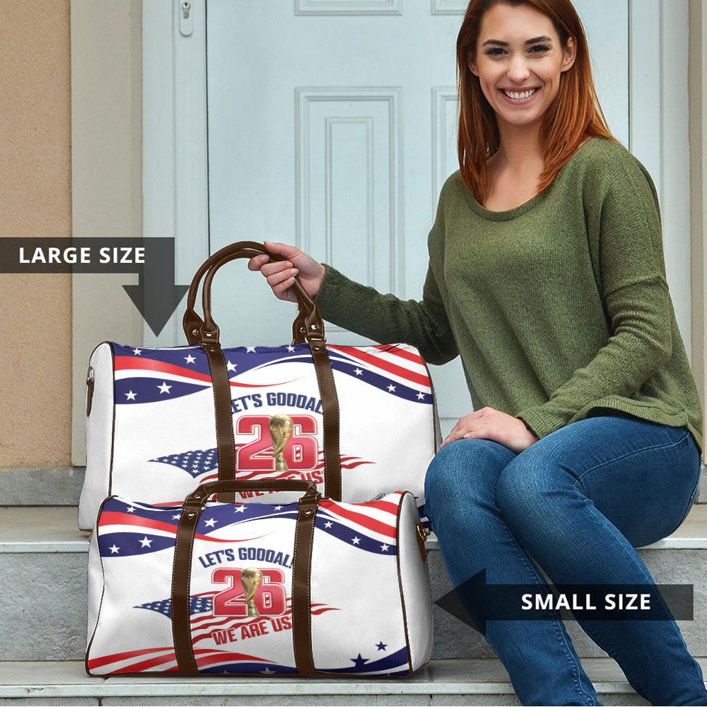 United States 2026 Soccer Travel Bag We Are USA Go Champions Flag Waves