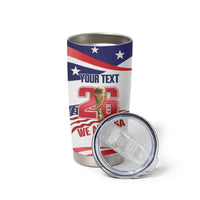 United States 2026 Soccer Custom Tumbler Cup We Are USA Go Champions Flag Waves