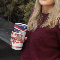 United States 2026 Soccer Custom Tumbler Cup We Are USA Go Champions Flag Waves
