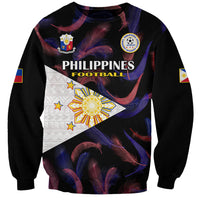 Philippines Football Sweatshirt 2023 World Cup Go Filipinas Feather Black Version - Wonder Print Shop