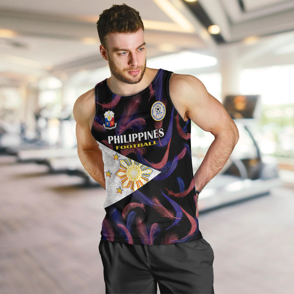 custom-philippines-football-men-tank-top-2023-world-cup-go-filipinas-feather-black-version