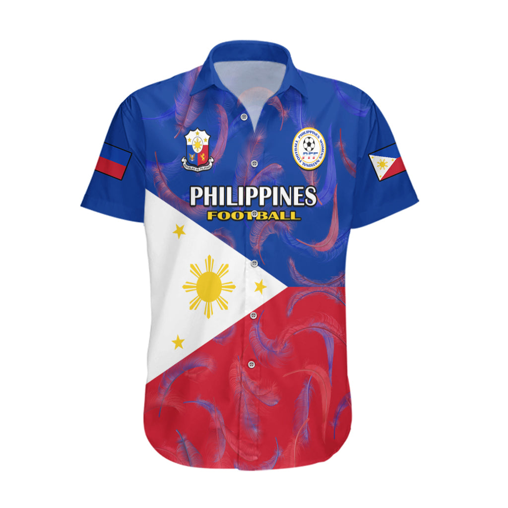 Philippines Football Hawaiian Shirt 2023 World Cup Go Filipinas Feather Flag Version - Wonder Print Shop