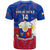 Custom Philippines Football T Shirt 2023 World Cup Go Filipinas Feather Flag Version - Wonder Print Shop