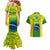 Brazil Football Couples Matching Mermaid Dress And Hawaiian Shirt 2023 World Cup Go Selecao Gradient Style - Wonder Print Shop